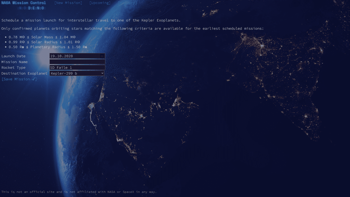 Space Control Center